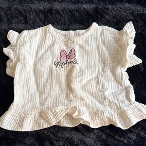 Carter's Cream Kids Top with Pink Bow